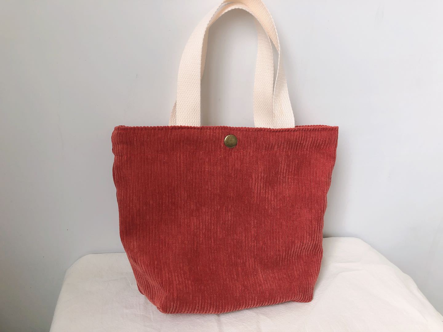 Corduroy Handbag Mini Bag Retro