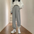 High waist slimming embroidered feet all-match pant sports