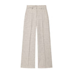Fashionable, Versatile Structured Wide-leg Pants