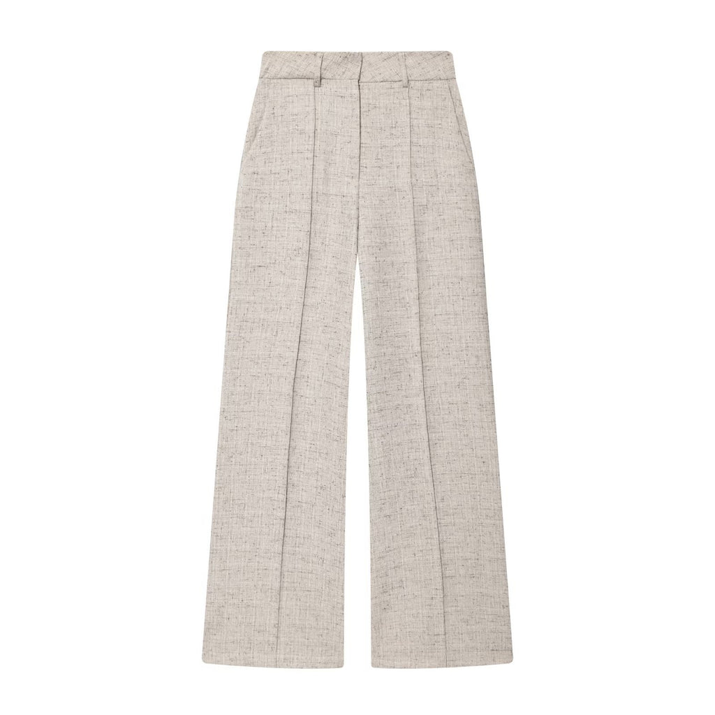 Fashionable, Versatile Structured Wide-leg Pants