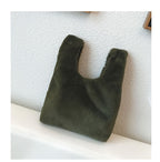 Vest plush bag plush handbag