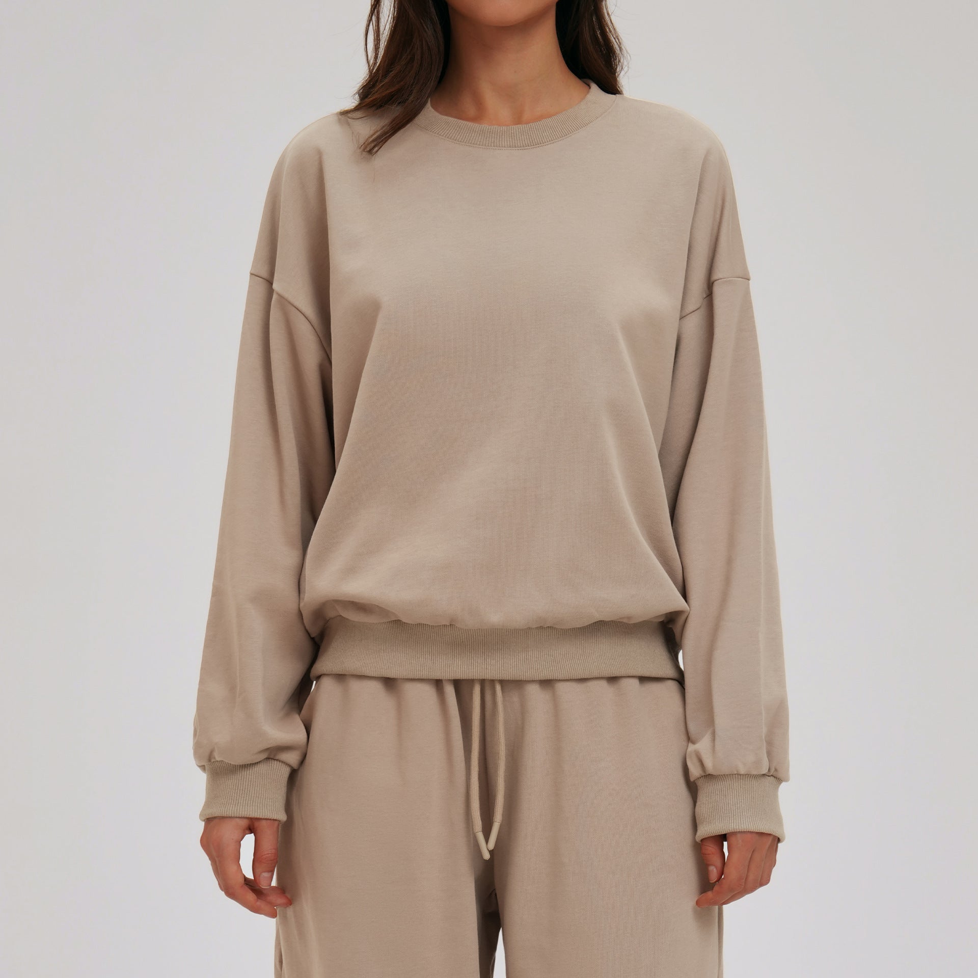Casual Outdoor Running Hoodie With A Comfortable Crew Neck