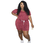 Women's Short Lace-Up Casual Pants Set