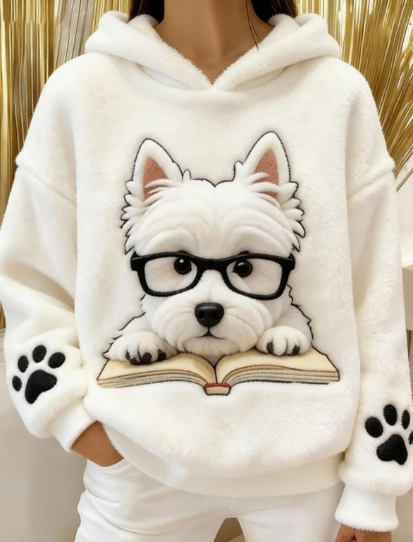 3D-printed Warm Loose-fitting Hoodie With Double Hoods For Cats