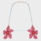 European And American Jewelry Fashion Flower Chest Chain