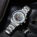 Men's Six-Hand Quartz Fashion Casual Watch