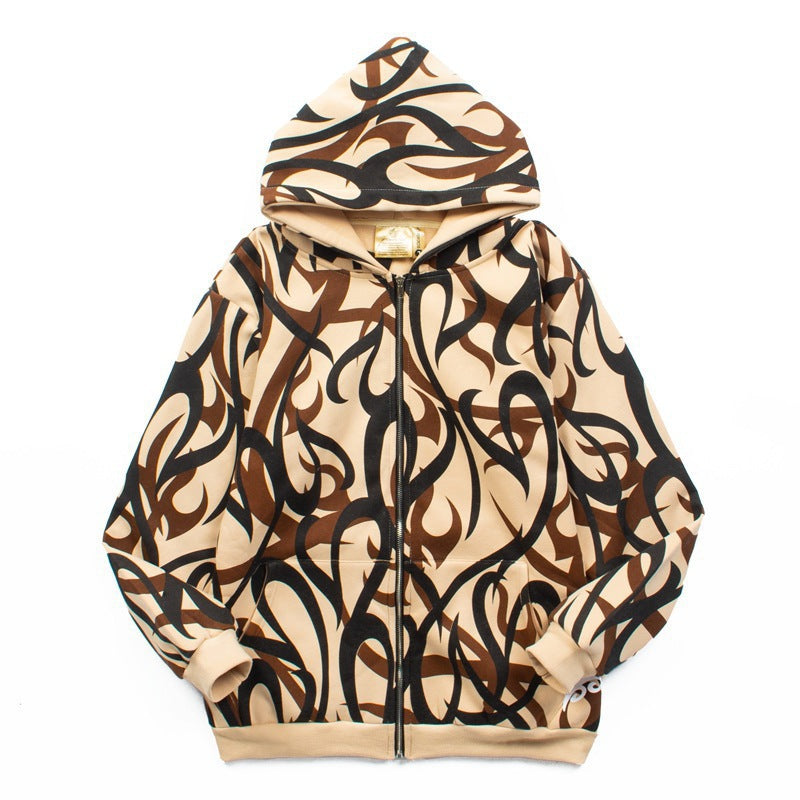 3D-printed Zip-up Hoodie For Men And Women
