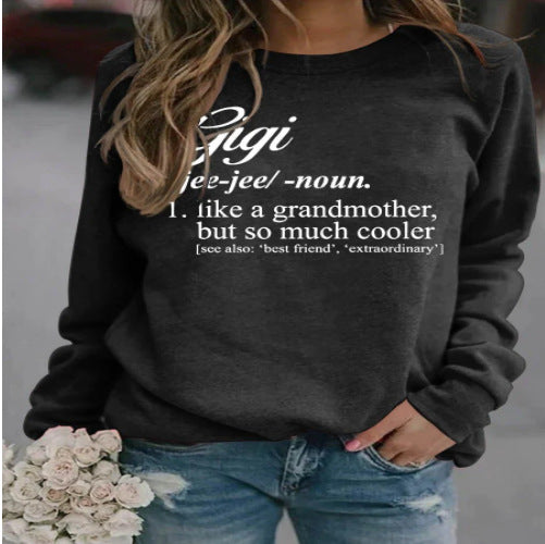Women's Loose Round Neck Long Sleeve Sweater