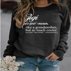 Women's Loose Round Neck Long Sleeve Sweater