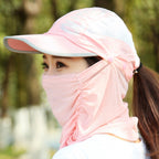 Womens Farming Sun-Protective Tea-Picking Hat
