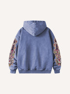 Fashion Casual Printed Polyester Sweater