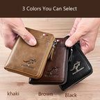 Men Anti-Theft Swipe Card Bag Anti-Magnetic Wallet