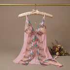 Embroidered Floral Lace Sexy Lingerie Camisole Pajamas Factory