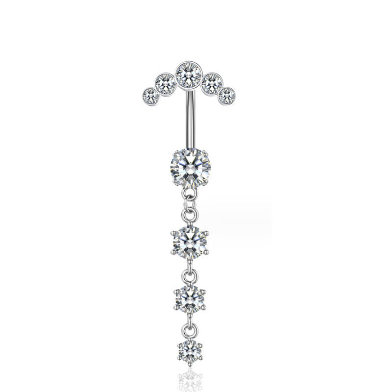 Butterfly Stainless Steel Plus Copper Parts Piercing Jewelry
