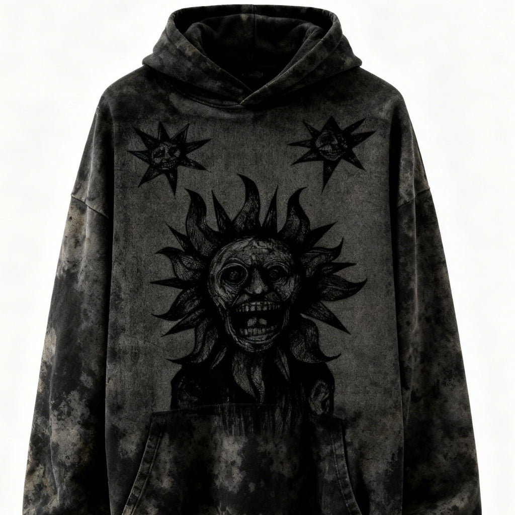 Fashion Casual Printed Polyester Sweater