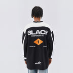 Men And Women Color Blocking Letters Long-sleeved Sweatshirt