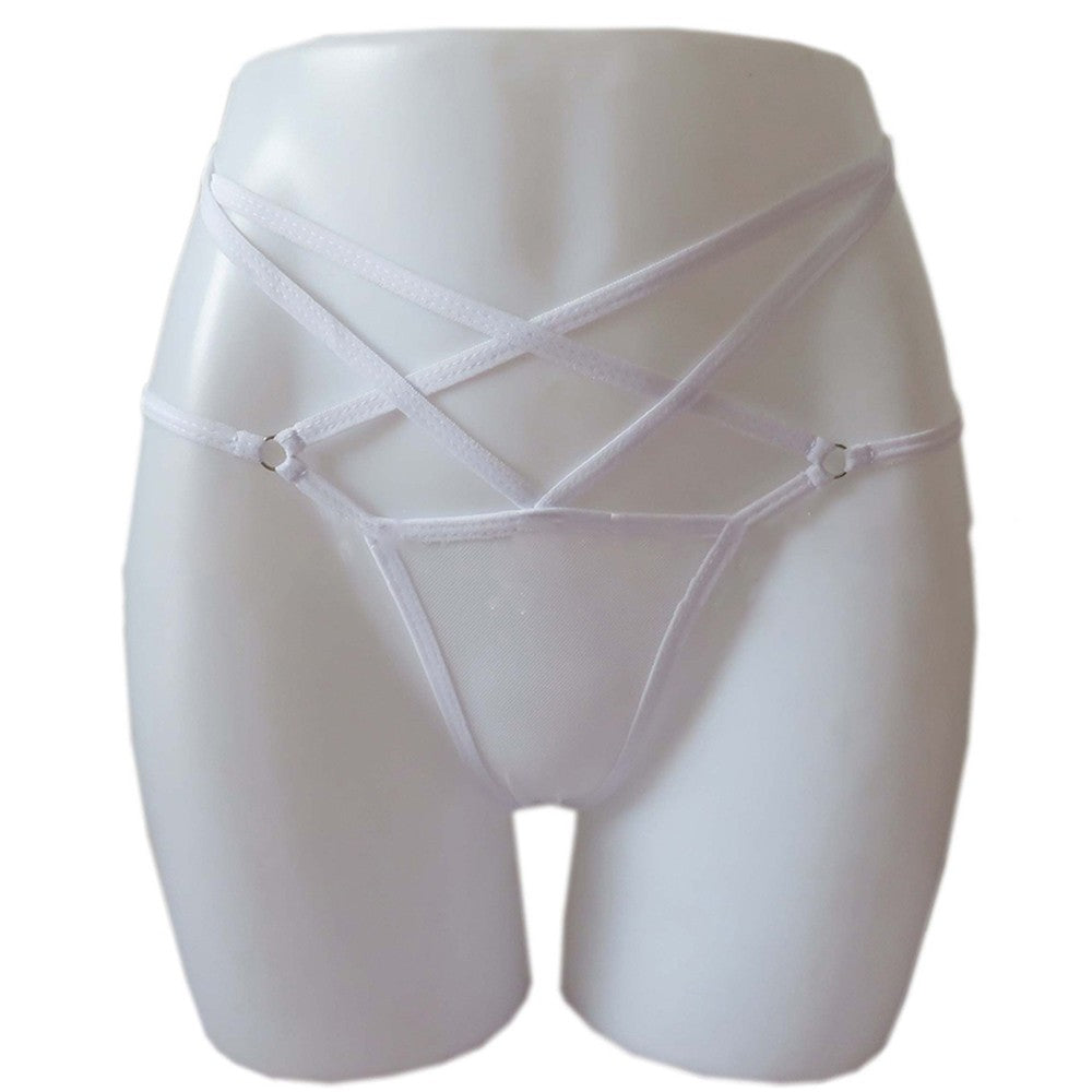Women's Solid Color Spandex Sexy Panties Thong