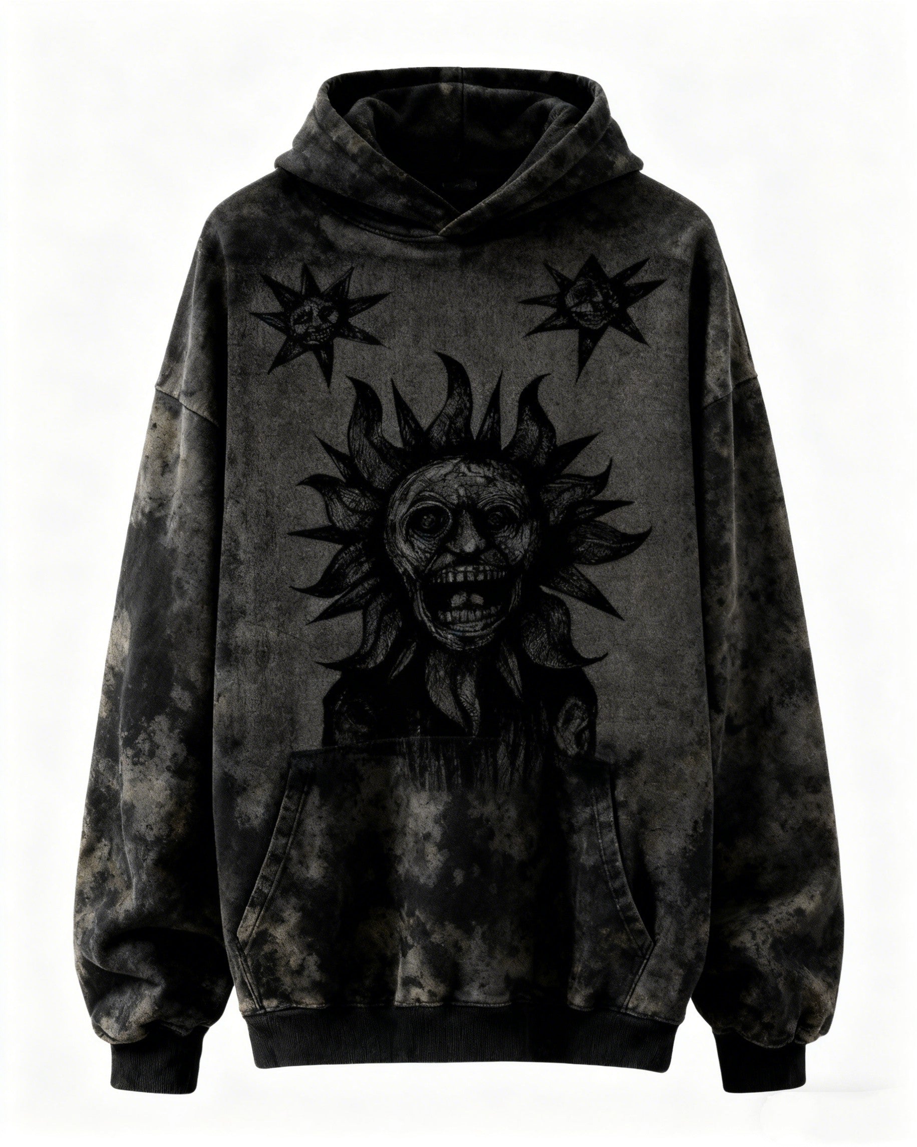 Fashion Casual Printed Polyester Sweater