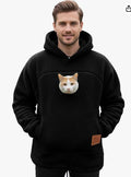 Hooded Loose-fitting Casual Warm Hoodie