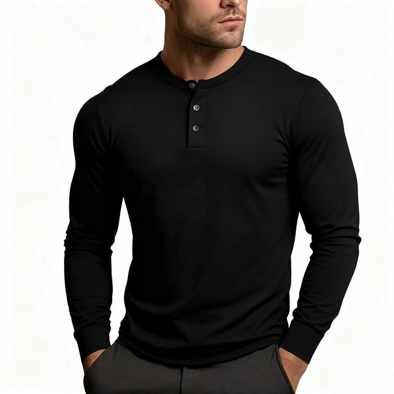 European And American Style Men's Long Sleeve