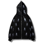 Autumn And Winter Loose Type Y2K Trend Water Drill Hoodie Cardigan