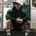 Heavyweight Solid Color Hoodie With Reinforced Hood That Doesn't Sag