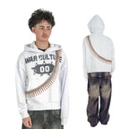 Fashionable Trendy Pullover Loose-fitting Hoodie Top