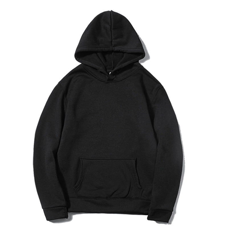 Short-sleeve Unisex Hoodie Pullover Jacket Solid Color
