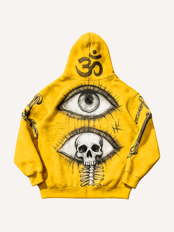 Fashion Casual Printed Polyester Sweater