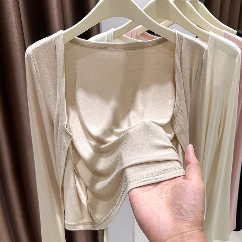 Dopamine Ultra-Bounce Shawl Thin Cover-Up Top
