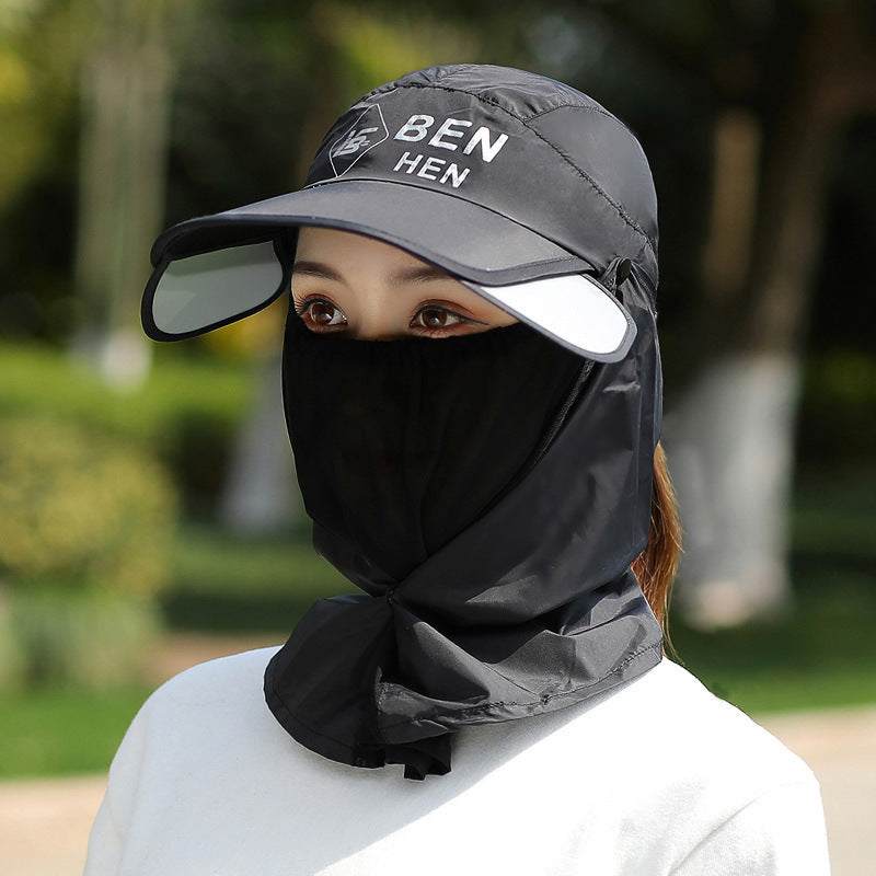 Womens Farming Sun-Protective Tea-Picking Hat