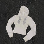 Y2K High-Street Trendy Rivet Straight Hoodie In Harajuku Style