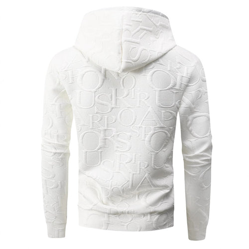 Casual Plaid Jacquard Hoodie For Couples