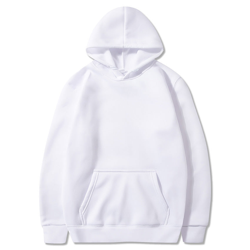 Short-sleeve Unisex Hoodie Pullover Jacket Solid Color