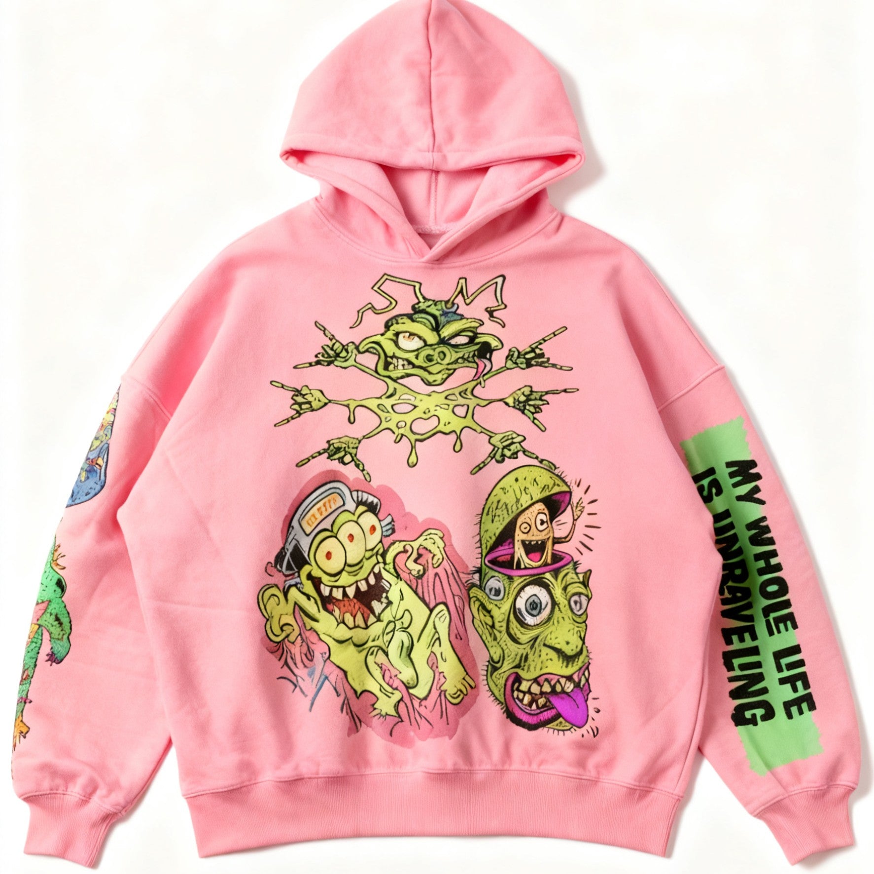 Fashion Casual Printed Polyester Sweater