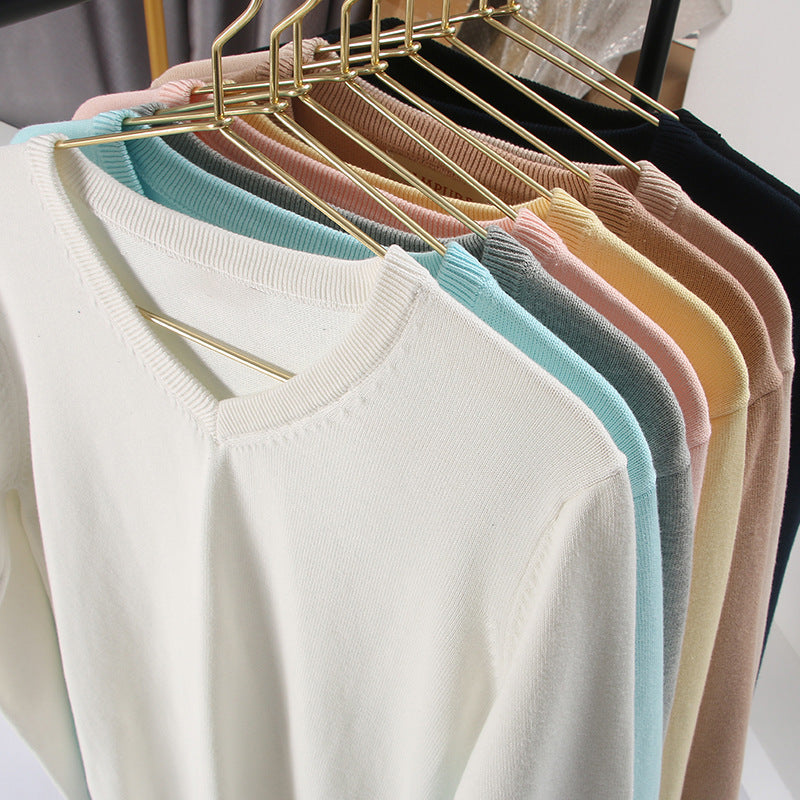 School-supplied Dark Gray Long-sleeve Knit Top