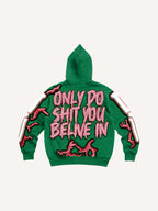 Fashion Casual Printed Polyester Sweater