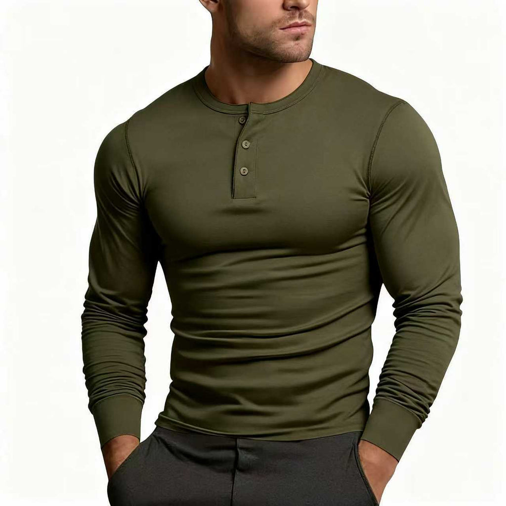 European And American Style Men's Long Sleeve