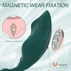 Liquid Silicone Remote&APP Panty Vibrator- With 10 Modes Recharge Vibrating Panties With Anal- Vibrator-Toy For Women Couples