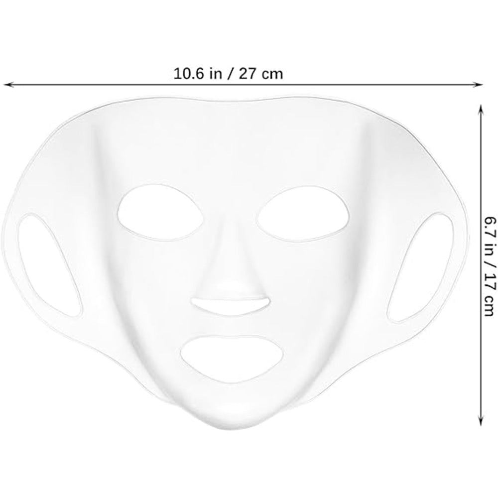 Didiseaon 3Pcs Reusable Silicone Face Mask Covers Set - Soft Non-Slip Skin Care Mask Cover For Sheet Essence Locking And Enhanced Absorption