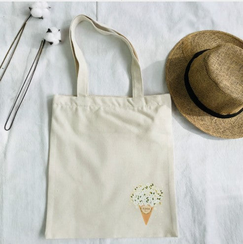 Holding Flowers Handbag Shoulder Bag