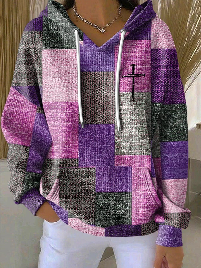 Women's Casual 3D Digital Animal Print Hoodie