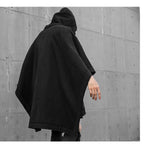 Men's Loose Bat Cape Mid Length Sweater