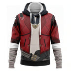 Men's And Women's Fashion Digital Print Hooded Sweatshirt
