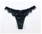 Women's Milk Silk Sexy Lace Thong Panties