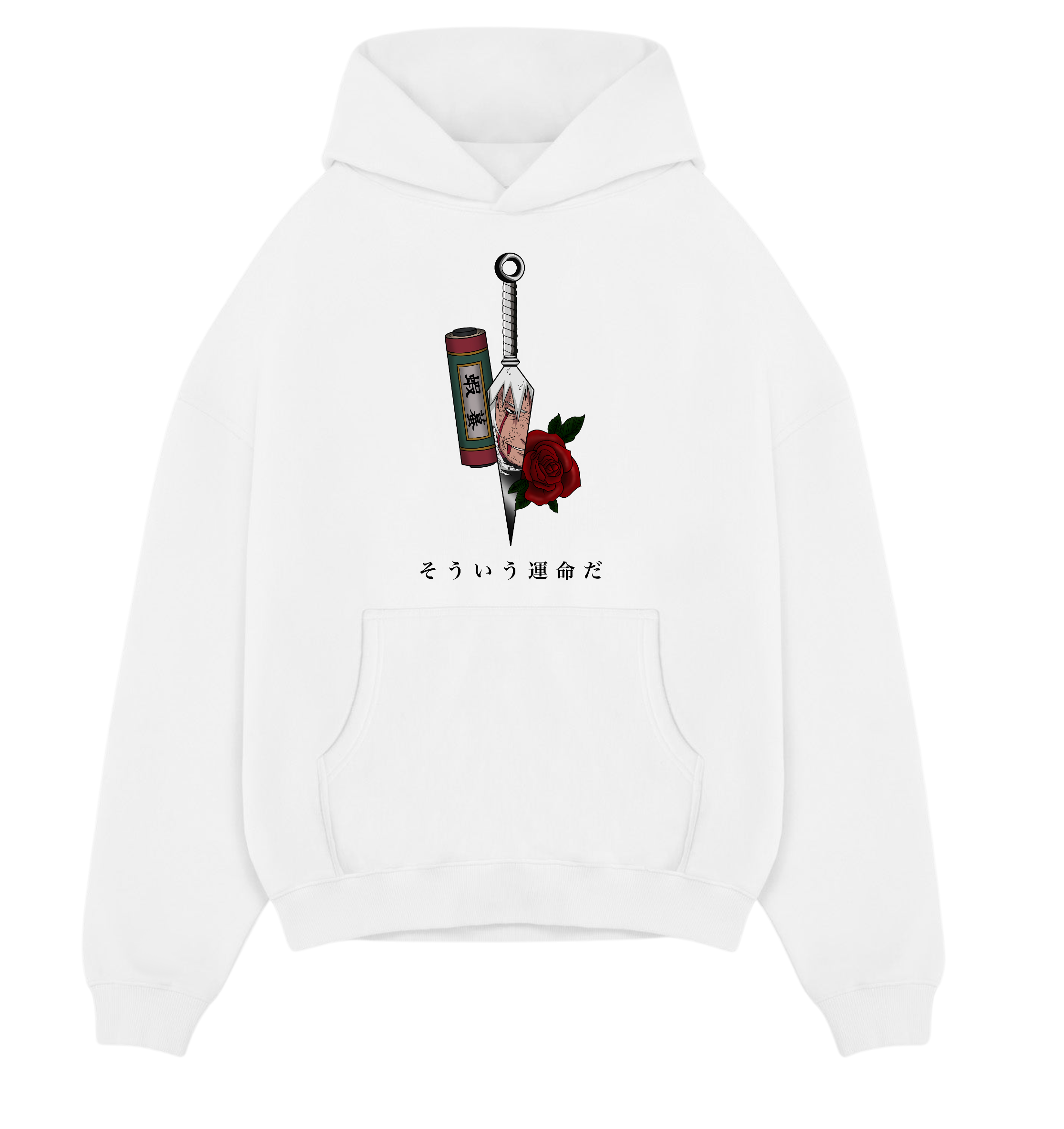 Plus Size Hooded Printed Shirt Shirt