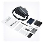 PVC Leisure Large Capacity Chest Bag Riding Function Single-shoulder Bag Men