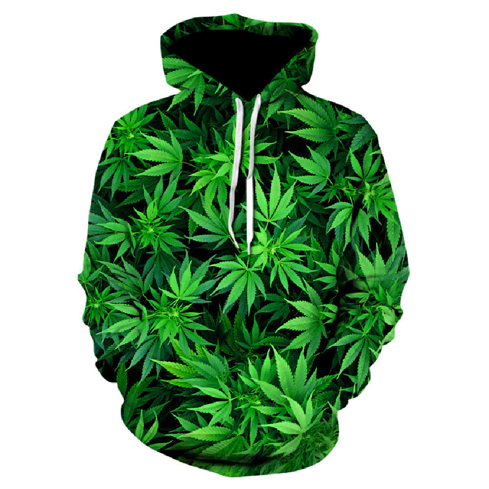 Women's New Leaf Print Hoodie