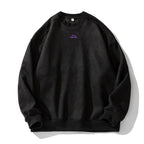 Mens Casual Sporty Long-sleeve Crew-neck Hoodie