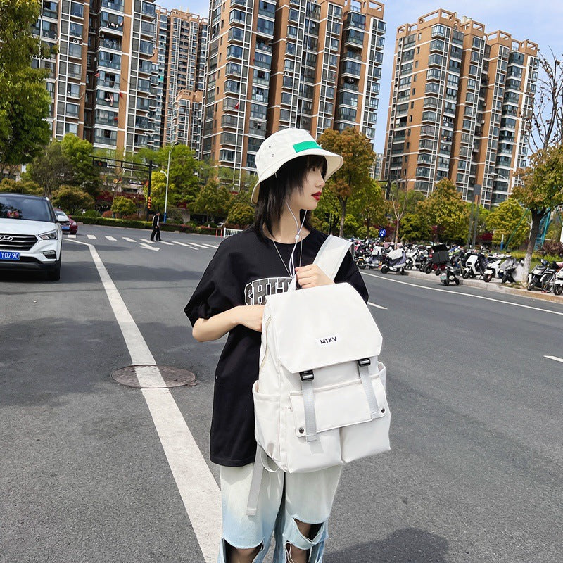 Men And Women Flap Large Capacity Computer Shoulder Bag